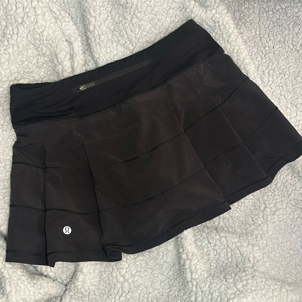 🖤 Lululemon Pace Rival Tennis Skirt Skort Black Noir